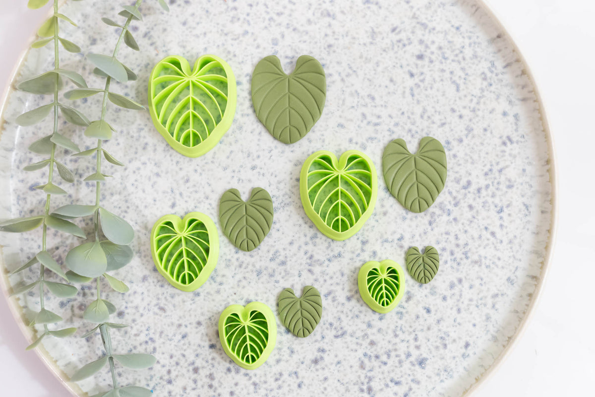 Philodendron Leaf Shape Clay Cutters