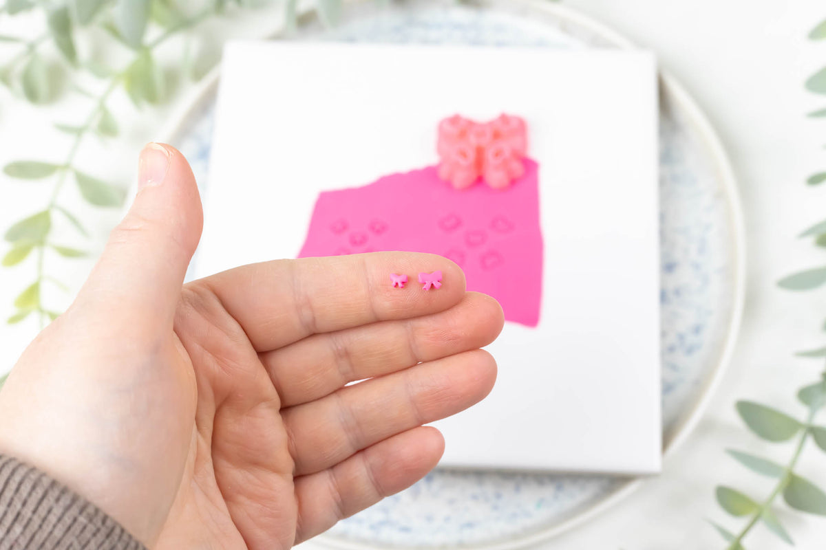 Pink Bow Micro Cutters