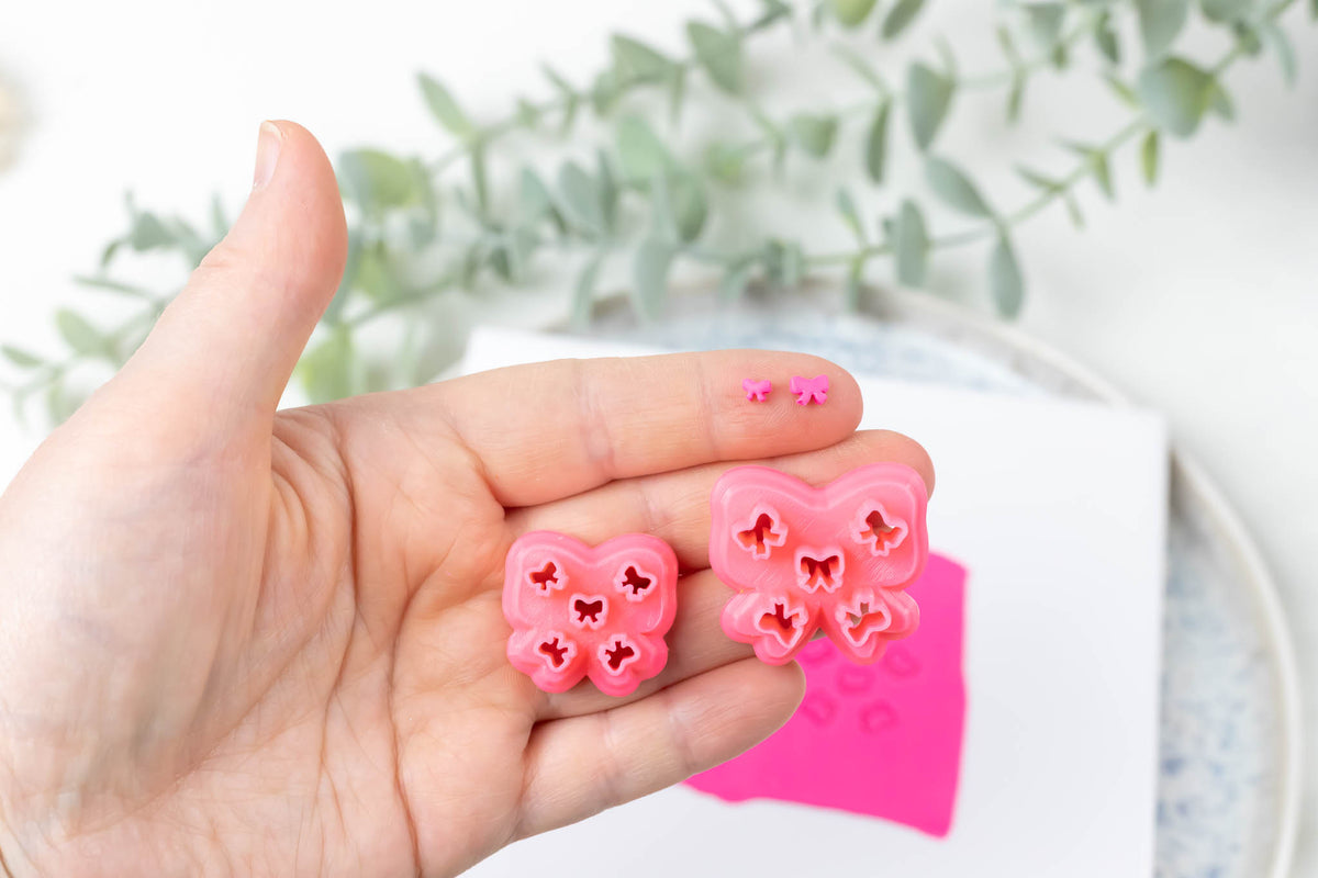 Pink Bow Micro Cutters