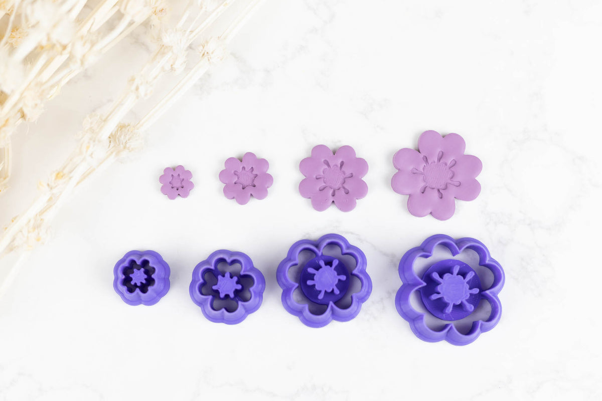 Stamen Flower Clay Cutters