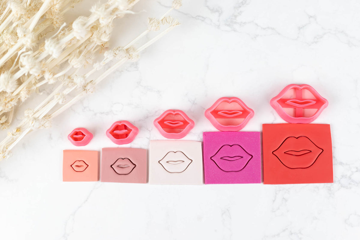 Pouty Full Lips Cutters in various sizes